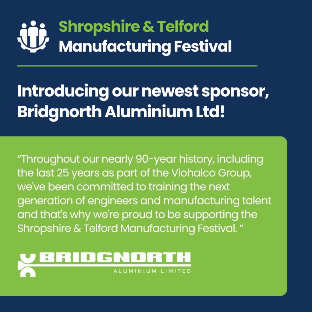 Shropshire & Telford Manufacturing Festival logo.
